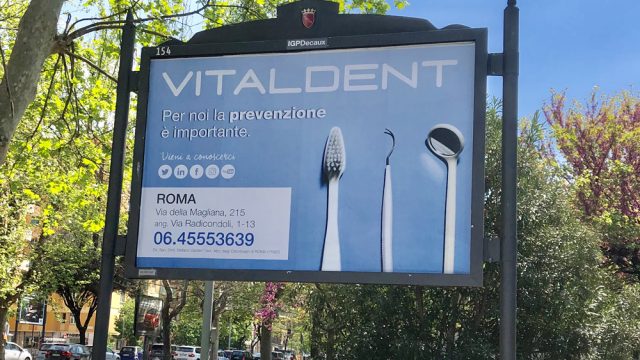 Affissioni pubblicitarie a Roma